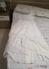 Vestido largo bohemio de encaje blanco Anastasia